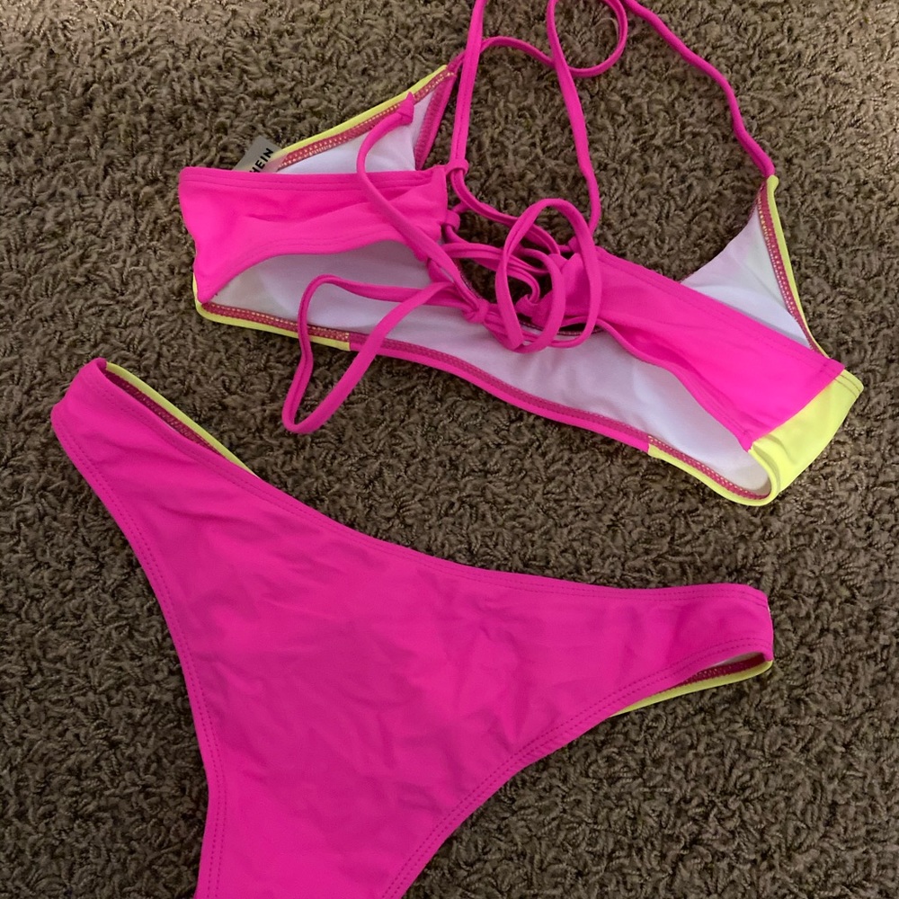 Neon Bikini Top & Bottom - Picture 3 of 4